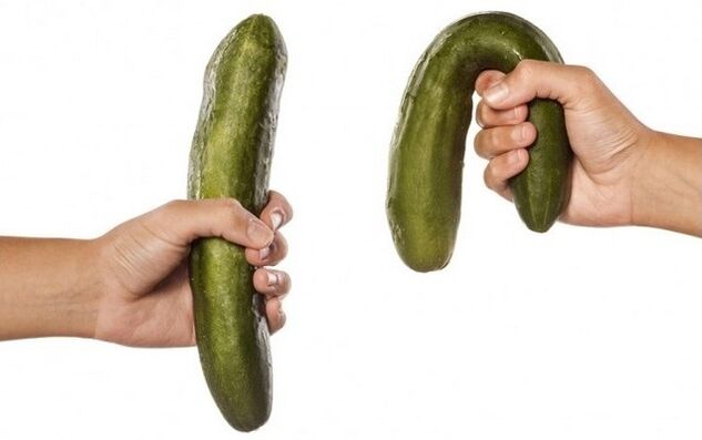 good and weak activity using the example of cucumbers